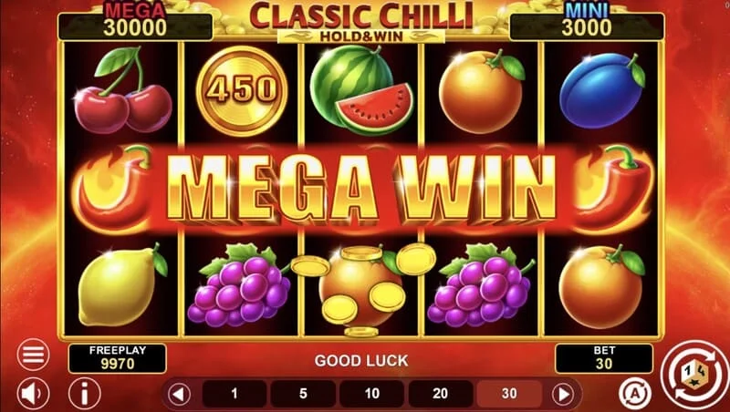 Classic Chilli Hold & Win - combinación ganadora de 243 formas
